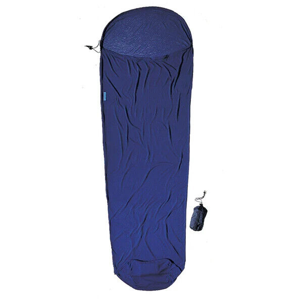 Cocoon Silk MummyLiner (Ultra Blue, 95-Inch x 35/22-Inch)