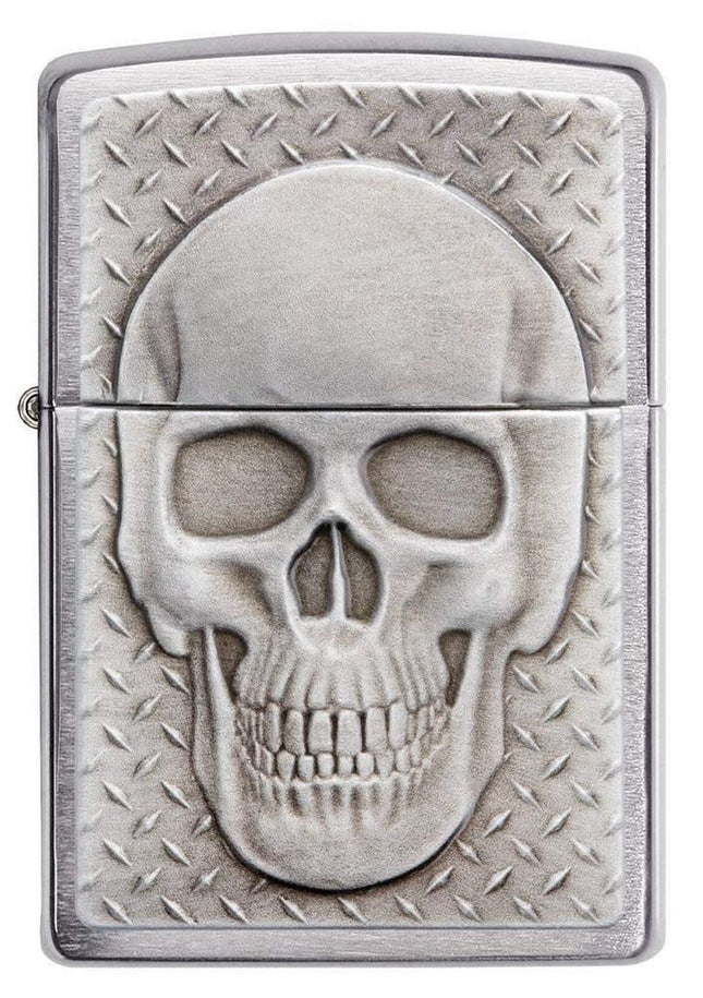 Zippo Skull with Brain Surprise Pocket Lighter 29818-069674