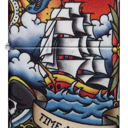 Zippo 540 Nautical Tattoo Design Pocket Lighter 49532