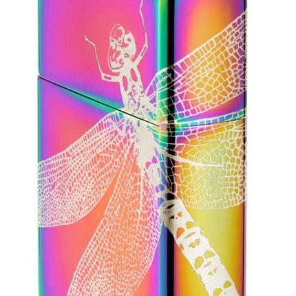 Zippo Dragonfly Design Multi Color Pocket Lighter 48591-103768