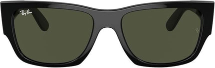 Ray-Ban Carlos Polished Black Frame / Green Lenses RB0947S 901-3156 NEW