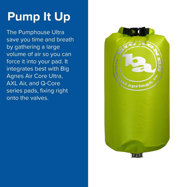 Big Agnes Pumphouse Ultra Multi-Use Sleeping Pad Pump