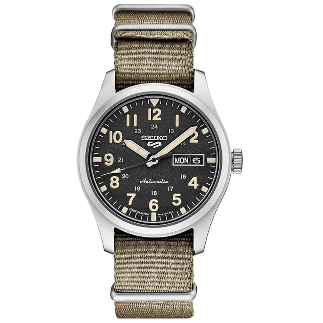 Seiko Men's Black Dial 41-Hour Power Reserve Watch SRPG35K1