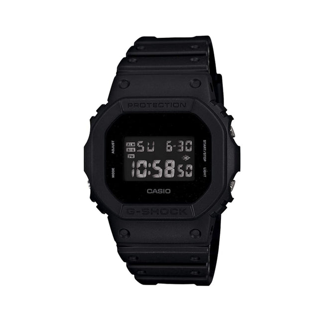 Casio Men's DW5600BB-1 Black Resin Quartz Watch with Digital Dial