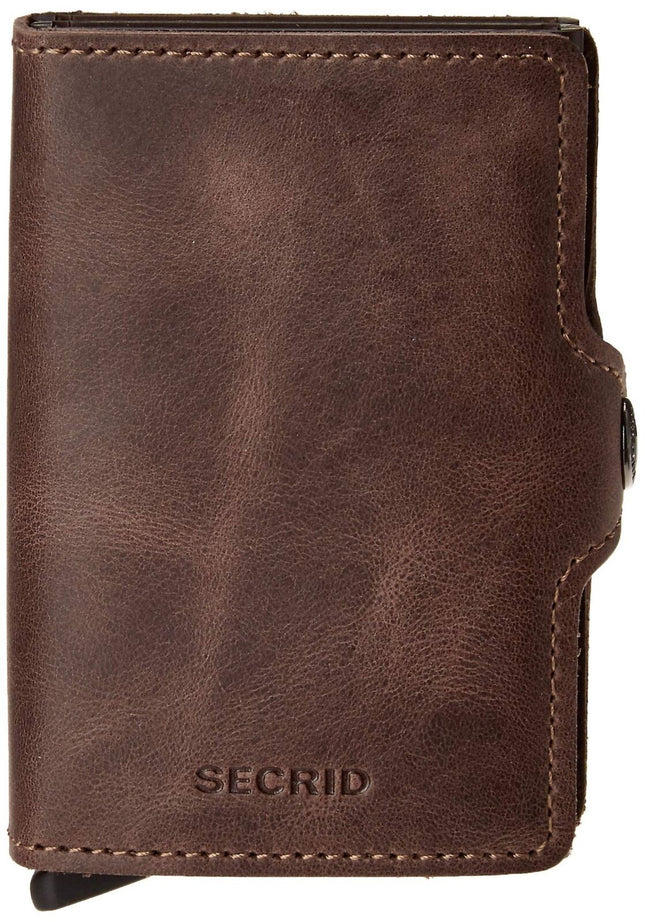 Secrid Twin Wallet, Vintage Chocolate, Genuine Leather with RFID Protecton TV...