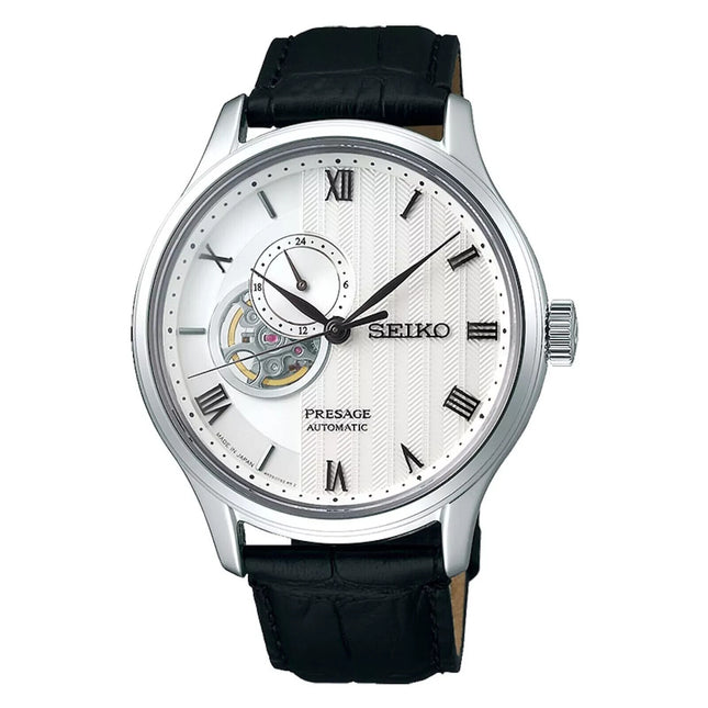 Seiko Men's Presage Automatic White Dial Watch - SSA379J1