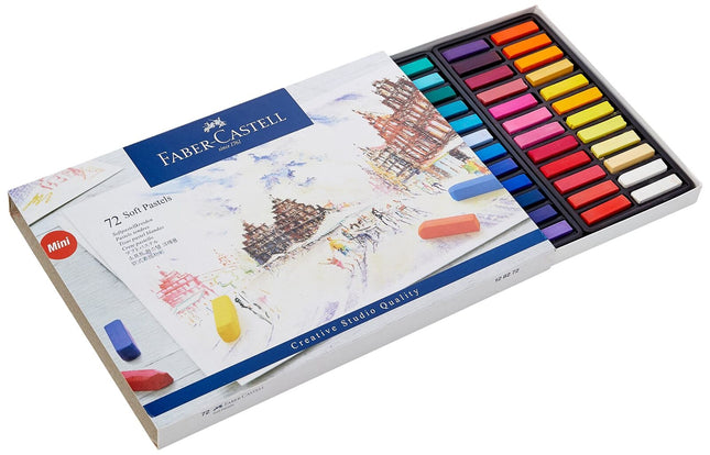 Faber-Castel FC128272 Creative Studio Soft Pastel Crayons (72 Pack), Assorted