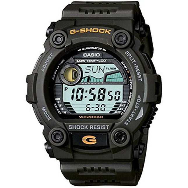 Casio Men's G-7900-3DR G-Shock Green Resin Digital Dial Watch