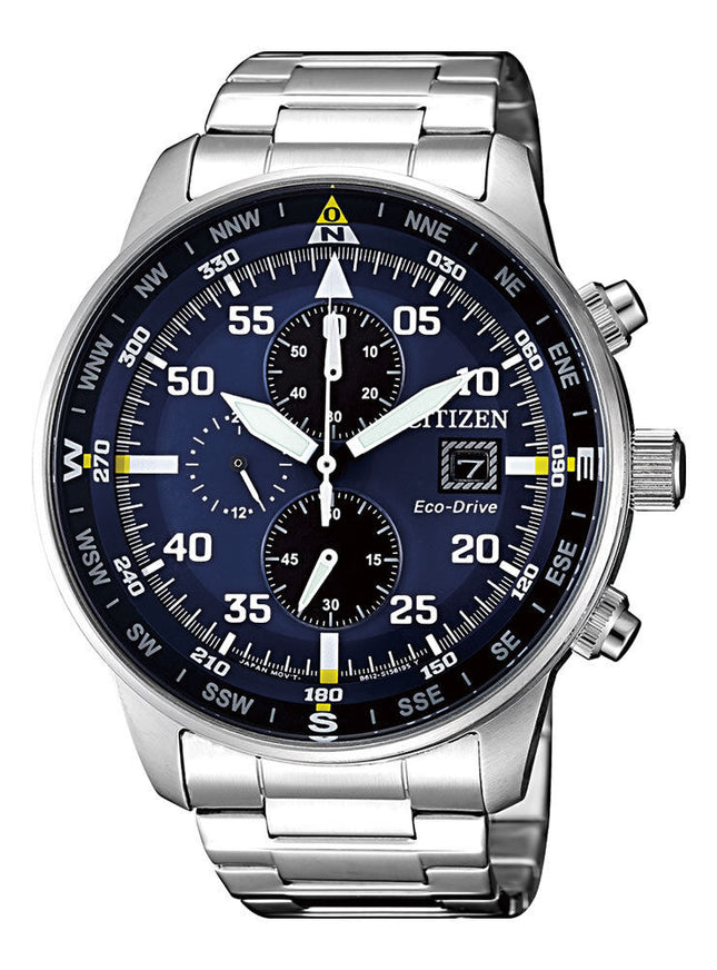 Citizen Chrono Aviator Men's Eco Drive Chronograph Watch - CA0690-88L