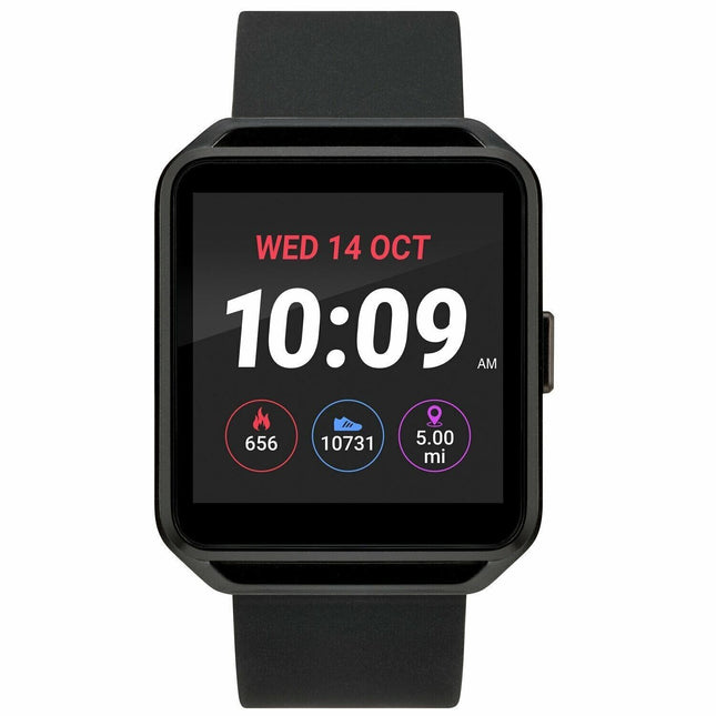Timex Unisex Iconnect Style Black Plated Smartwatch TW5M31200