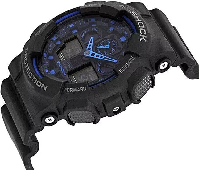 Casio Men's G-Shock Analog & Digital Black Quartz Watch - GA-100-1A2DR