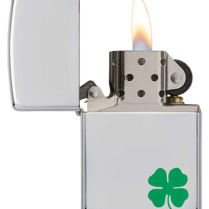 Zippo Bit O' Luck Pocket Lighter, High Polish Chrome 24007-000048