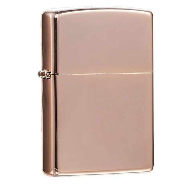 Zippo High Polish Rose Gold Pocket Lighter (96792 )