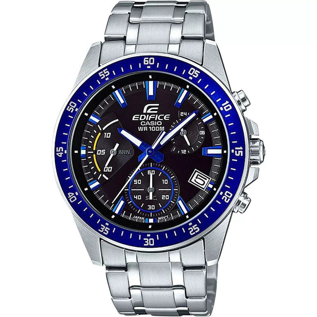 Casio Men's Edifice Chronograph Quartz S. Steel Watch - EFV-540D-1A2VDF NEW