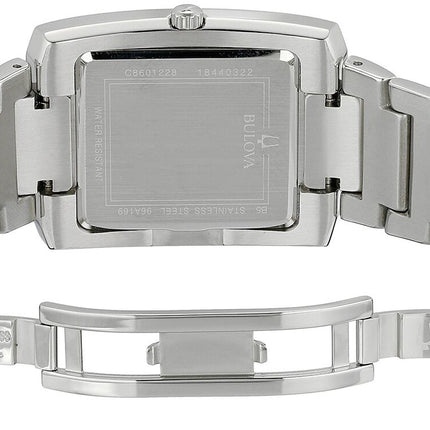 Bulova Men's Classic Rectangle 2-Hand Quartz Watch Style: 96A169