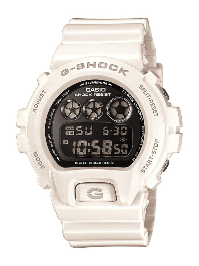 Casio G-Shock Mirror-Metallic White Mens Digital Watch DW-6900NB-7HDR