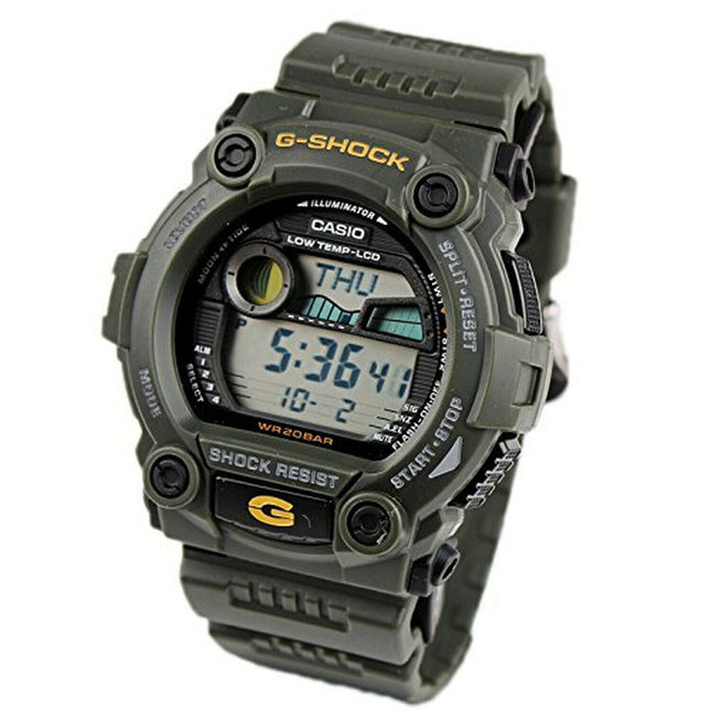 Casio Men's G-7900-3DR G-Shock Green Resin Digital Dial Watch