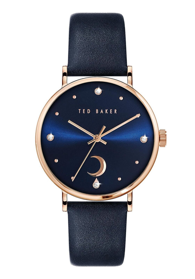 Ted Baker Ladies Phylipa Moon 37mm Rose Gold Watch BKPPHF131