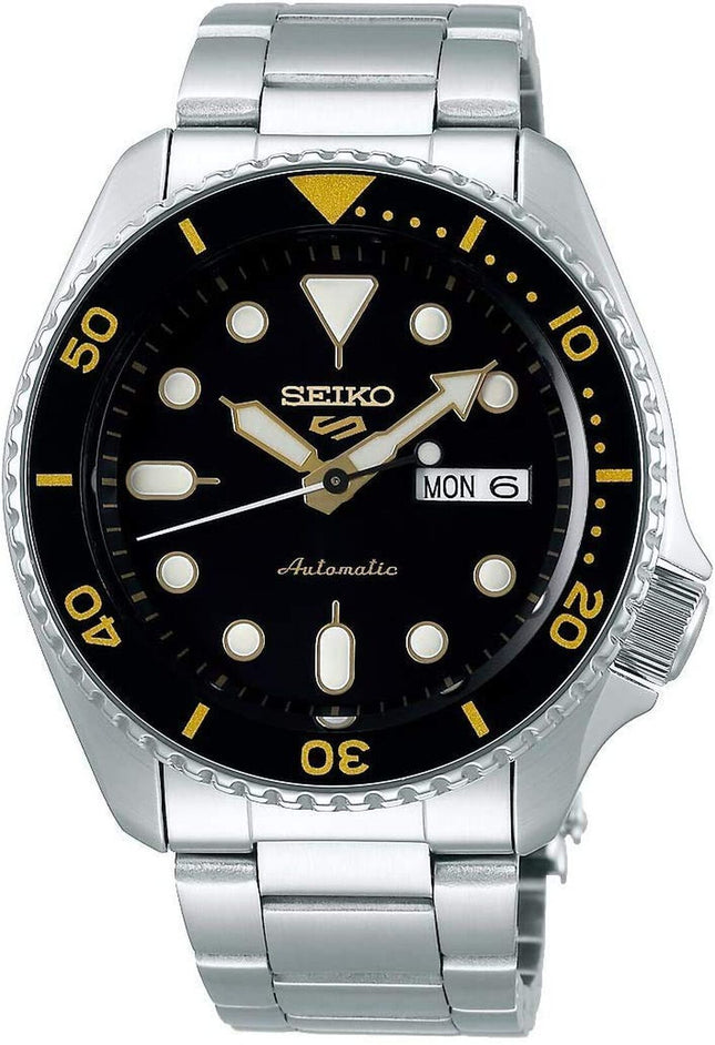 Seiko SRPD57K1 5 Sports Men's Watch Silver-Tone 42.5mm Stainless Steel