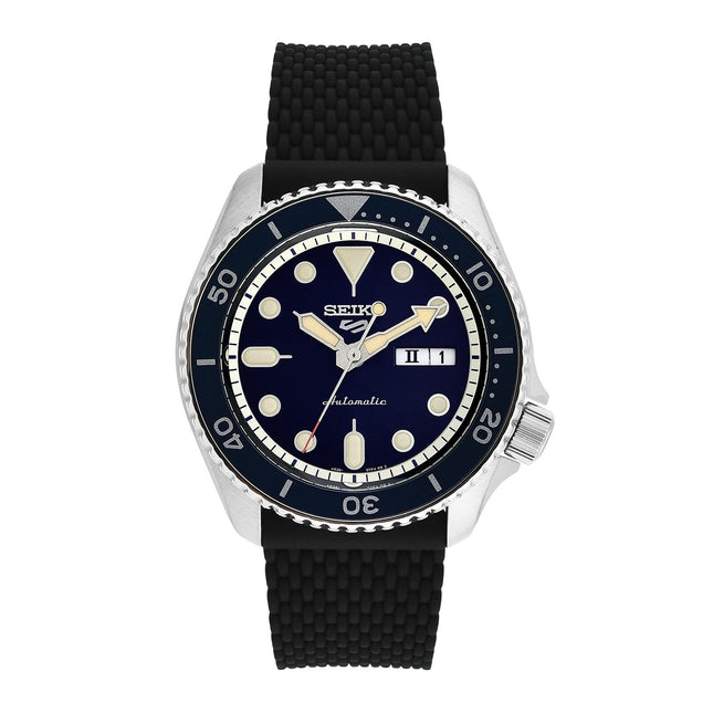 Seiko Men's Automatic Watch with Silicone Strap SRPD71K2