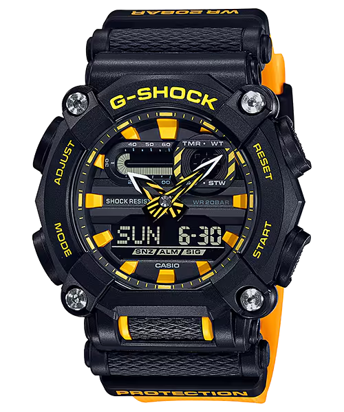 Casio Men's G-Shock Analog & Digital Black Quartz Watch - GA-900A-1A9DR