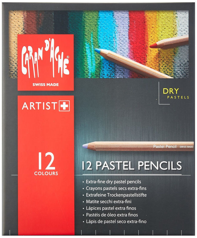 Caran D'ache Set of 12 Pastel Pencils (788.312)