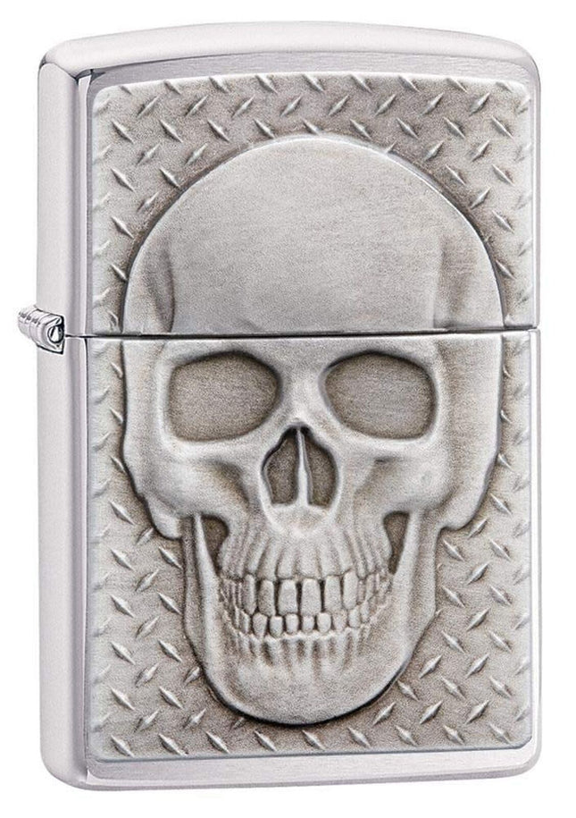 Zippo Skull with Brain Surprise Pocket Lighter 29818-069674