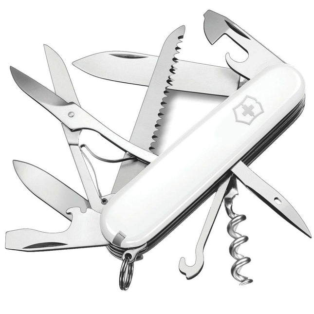 Victorinox Huntsman White - Swiss Army Pocket Knife 91 mm - 15 Tools