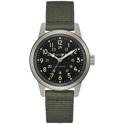 Bulova Men's Military Heritage Hack Veteran's Watchmaking Watch 96A259