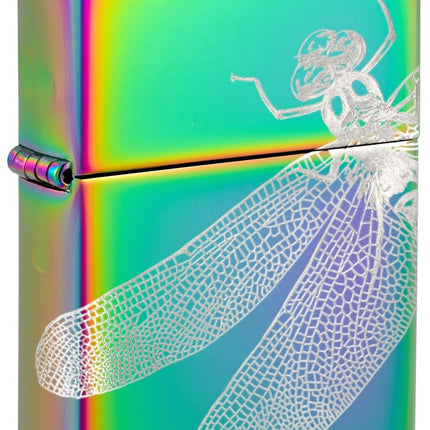 Zippo Dragonfly Design Multi Color Pocket Lighter 48591-103768