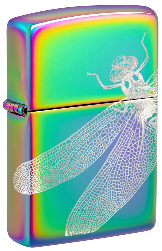 Zippo Dragonfly Design Multi Color Pocket Lighter 48591-103768