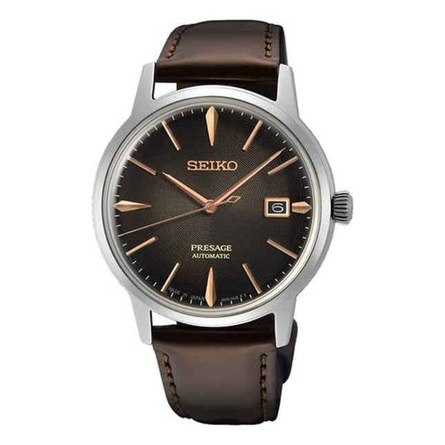 Seiko Men's Brown Dial Automatic Watch SRPJ17J1