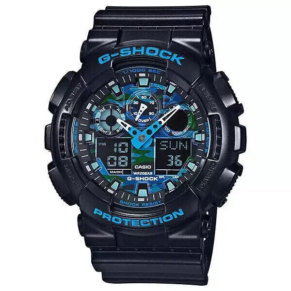 Casio Men's G-Shock Analog & Digital Camo Quartz Watch - GA-100CB-1ADR