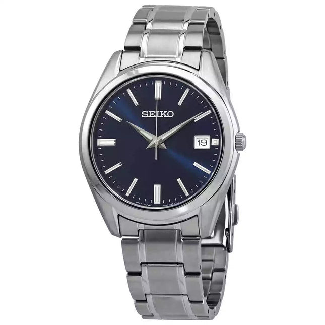 Seiko Men's Classic Quartz Blue Dial Watch - SUR309P1 NEW