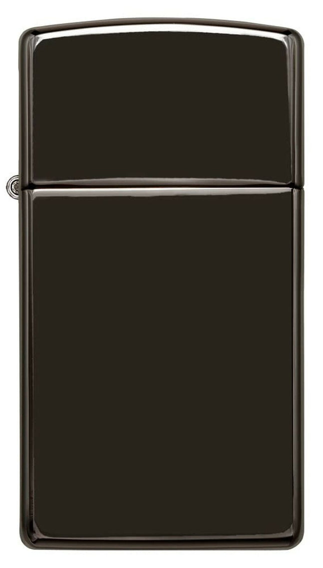 Zippo Slim High Polish Black Pocket Lighter 28123-000009