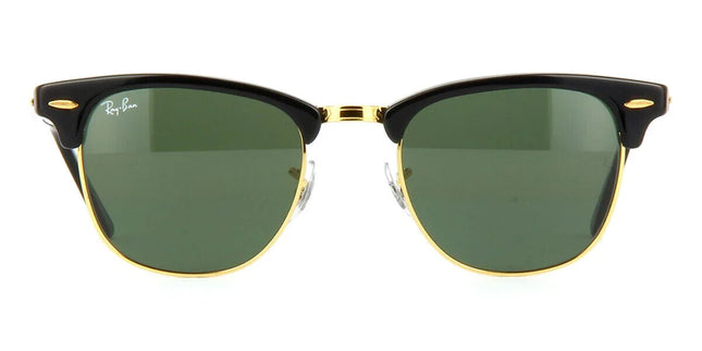 Ray-Ban Clubmaster Polished Black Frame / G-15 Green Lenses RB3016 W036555