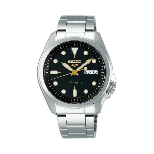 Seiko 5 Automatic Black Dial Stainless Steel Men's Watch SRPE57K1