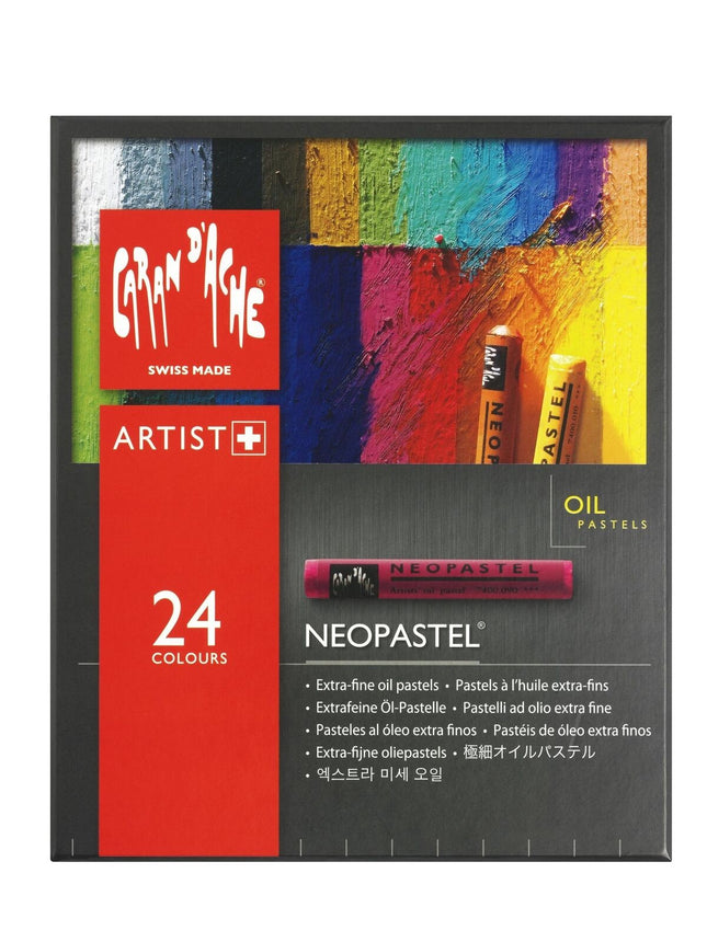 Caran D'ache Neopastel Oil Pastels Set Of 24 (7400.324)