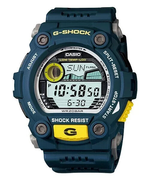 Casio Men's G-Shock Digital Blue Resin Quartz Watch - G-7900-2DR NEW