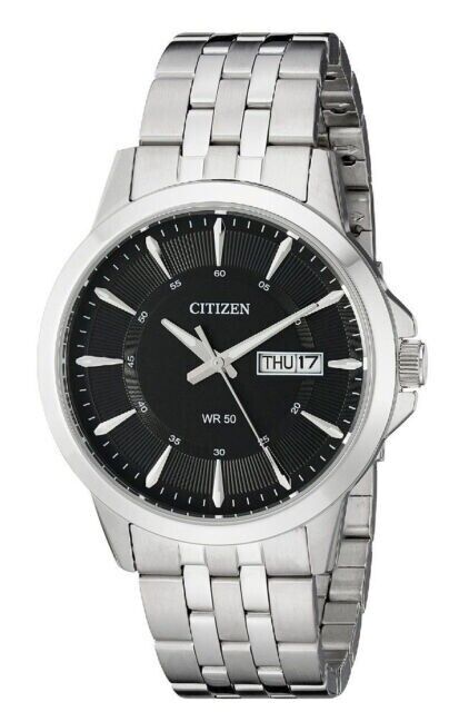 Citizen Men's Day Date Quartz Stainless Steel Watch - BF2011-51E