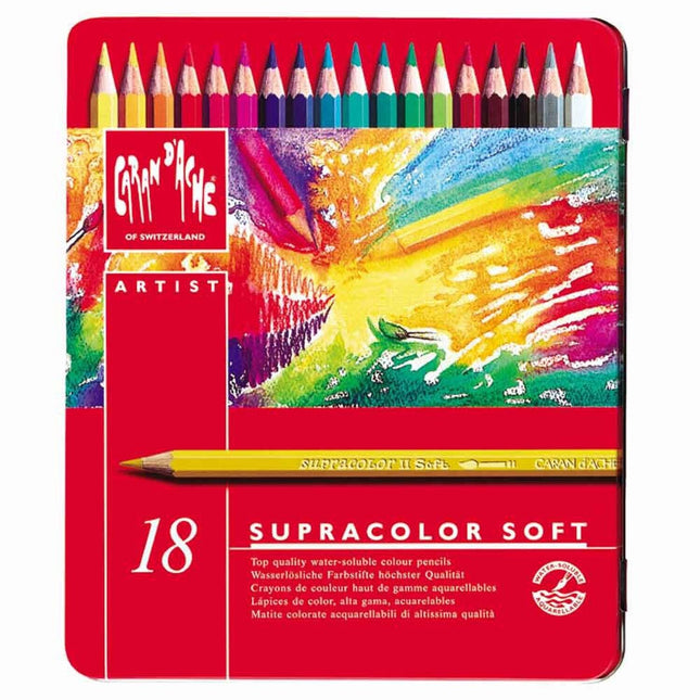 Caran D'ache Supracolor Metal Box Set Of 18 (3888.318)