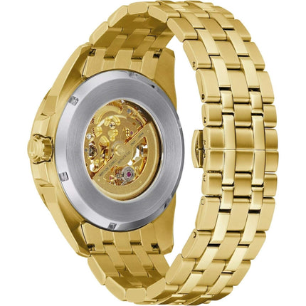 Bulova Men's Sutton Chrono Automatic Gold-Tone Watch 43mm 97A162