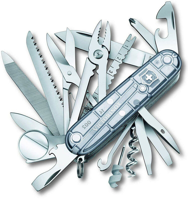 Victorinox Offiziersmesser Swiss Army Knife - SwissChamp - Silvertech 1.6794.T7