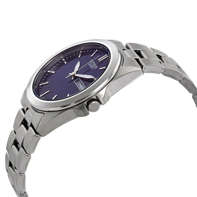 Citizen Men's Day & Date Blue Dial Quartz Watch BF0580-57L