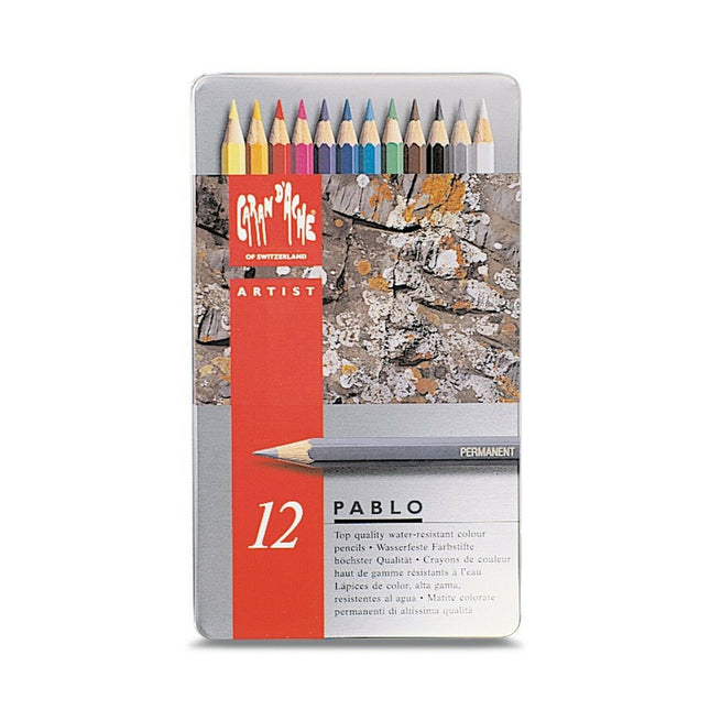 Caran D'ache 12 Color Pablo Set (666.312)