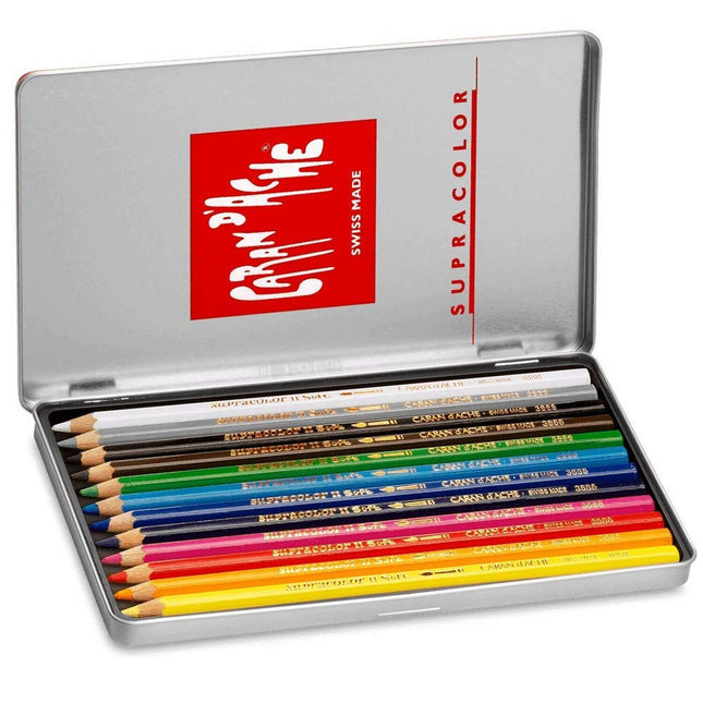 Caran D'ache Supracolor Metal Box Set Of 12 (3888.312)