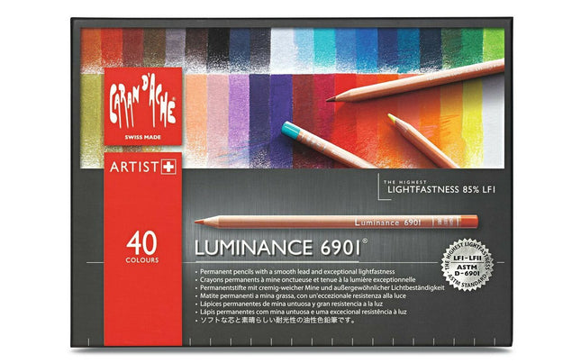 Caran D'ache Luminance Colored Pencil Set of 40 (6901.740)