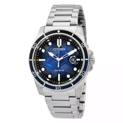 Citizen Men's Marine 1810 Eco-Drive Blue Dial Watch - AW1810-85L