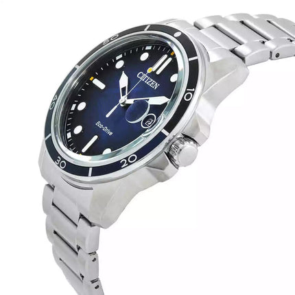 Citizen Men's Marine 1810 Eco-Drive Blue Dial Watch - AW1810-85L