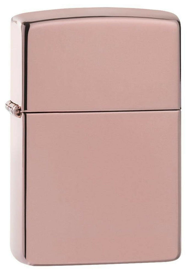 Zippo High Polish Rose Gold Pocket Lighter (96792 )